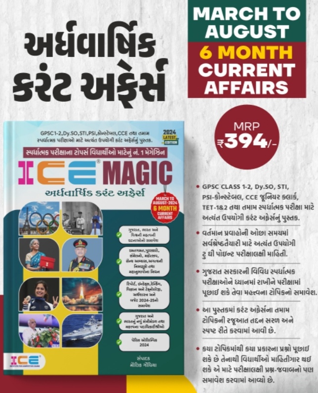 Ice.. 6 Months Current Affairs-2024-25.. Advance Book Karo. 