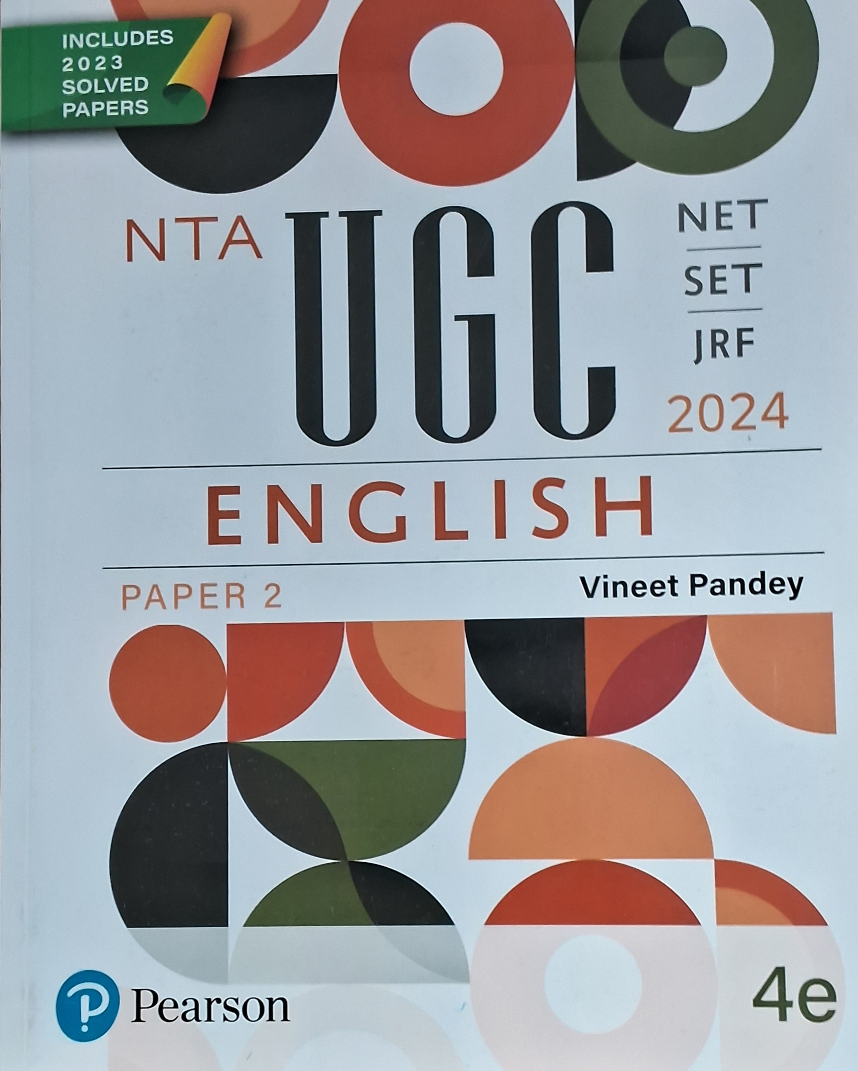 Nta Ugc English, Net, Set, Jrf -papr-2 -2024