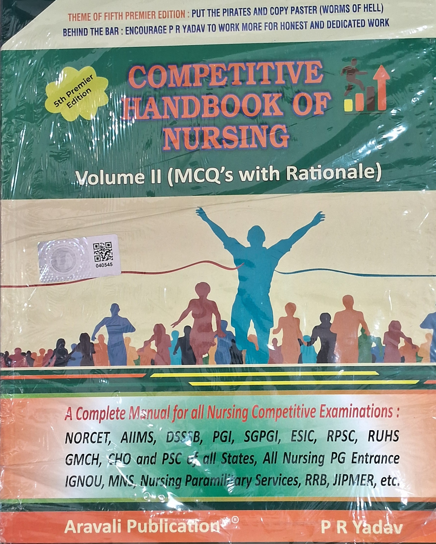 Competitive Handbook Of Nursing, Vol-2 (mcq's With Rationale) 5th New Edison