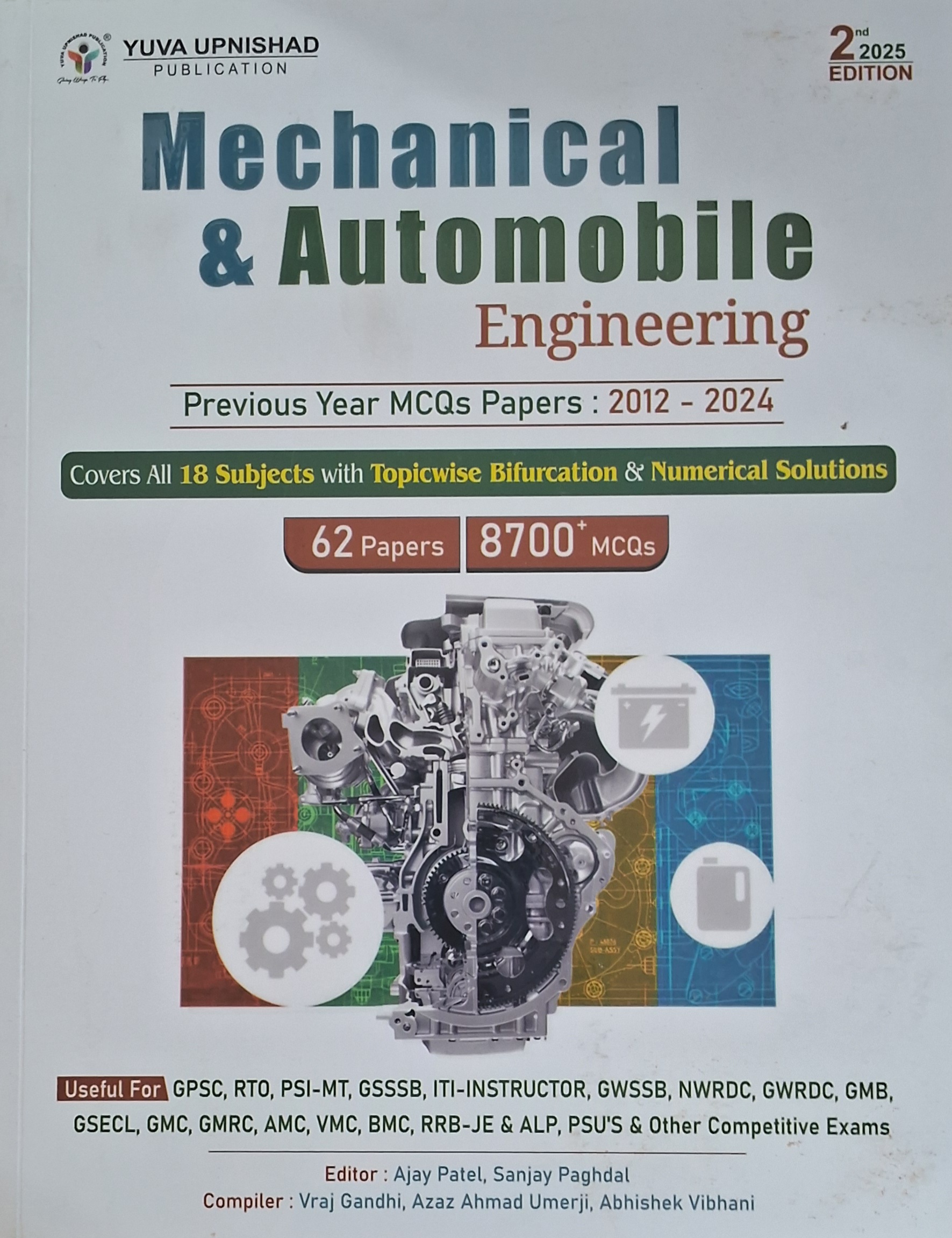 Mechanical & Automobile-engineering, Previous Year Mcqs Papers-2012 - 2024 - 2 Nd 2025