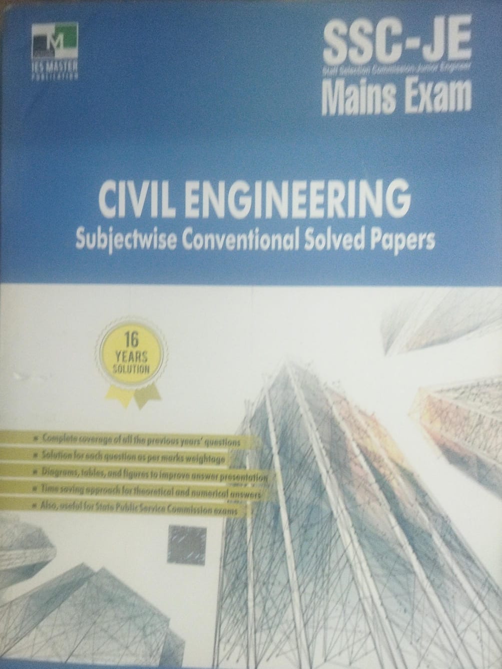 Ssc-je - Mains Exam, Civil Engineering-2022