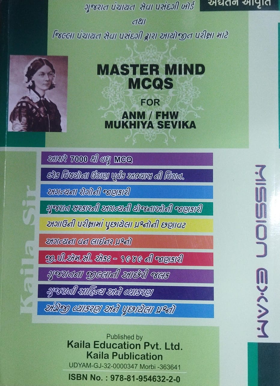 Master Mind Mcqs / Anm/fhw/mukhiya Sevika