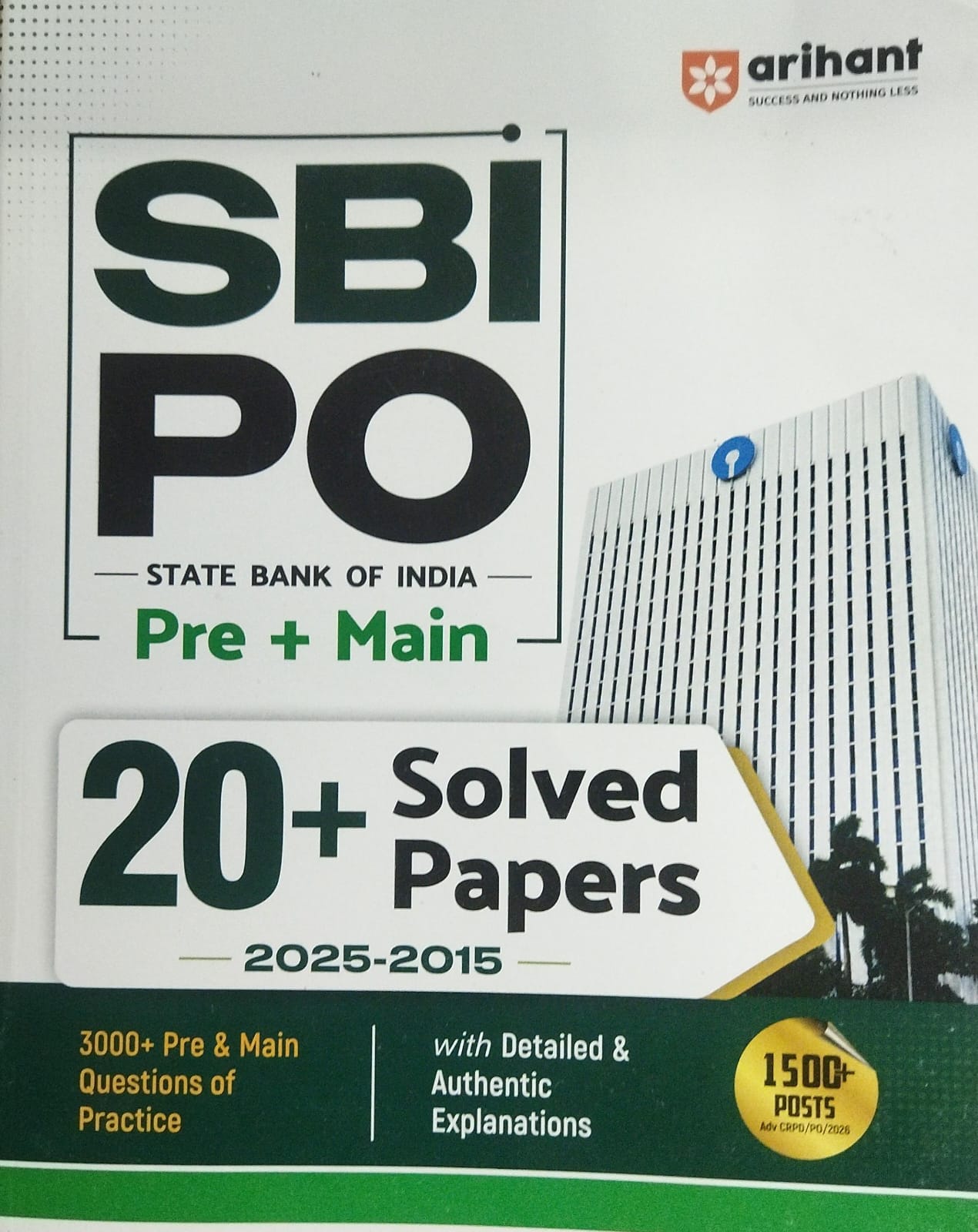 Sbi Po Pre + Main 20 + Solved Papers-2026